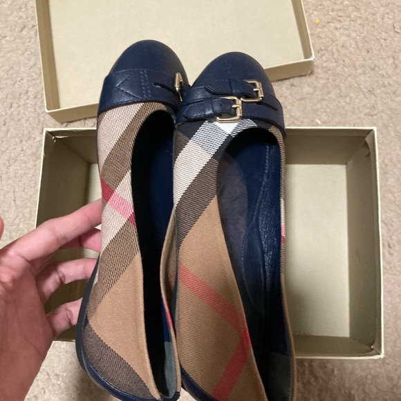 Burberry child Navy Ballet Flats - Picture 7 of 8